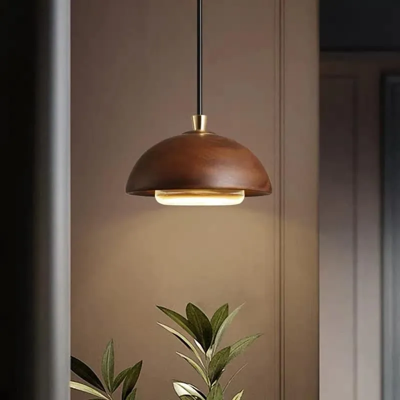 Naturholz trifft modernes Pendelleuchten-Design