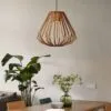 Nordischer Moderner Rattan-Lampenschirm mit LED
