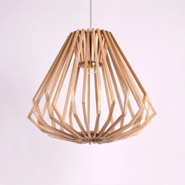 Nordischer Moderner Rattan-Lampenschirm mit LED