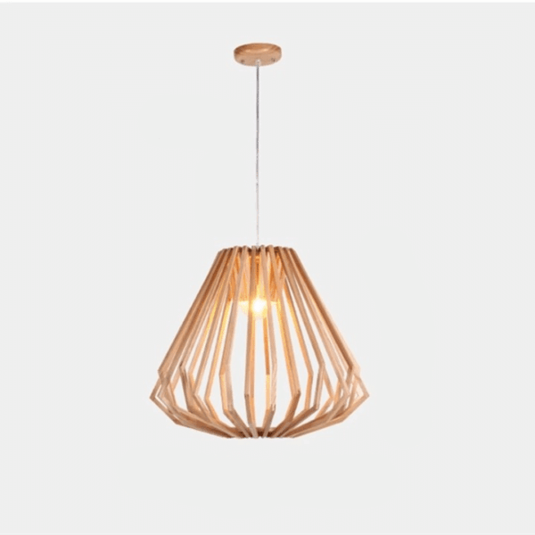 Nordischer Moderner Rattan-Lampenschirm mit LED