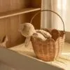 Nordischer Rattan-Optik Aufbewahrungskorb