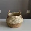Nordischer Rattankorb im kompakten Design Nordischer Rattankorb im kompakten Design