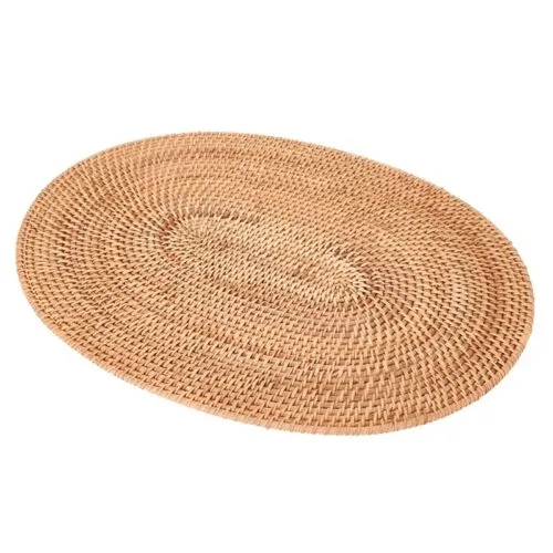 Ovale Platzsets aus Naturrattan Ovale Platzsets aus Naturrattan