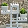 Pflanzenregal aus Holz für den Garten Pflanzenregal aus Holz für den Garten