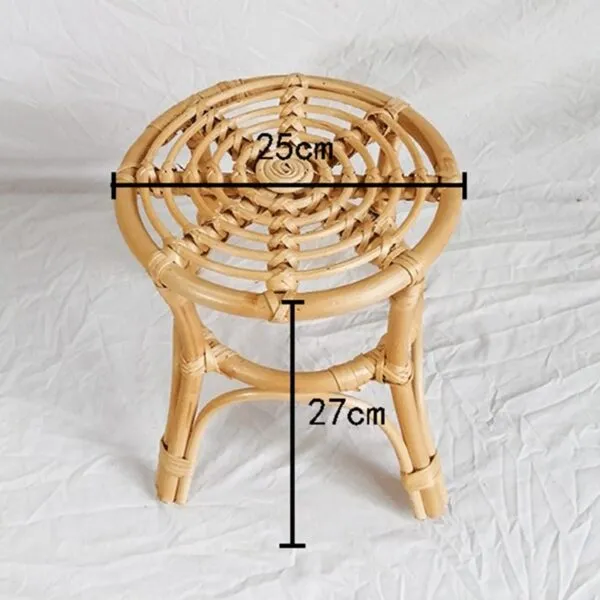 Pflanzenständer aus Naturrattan