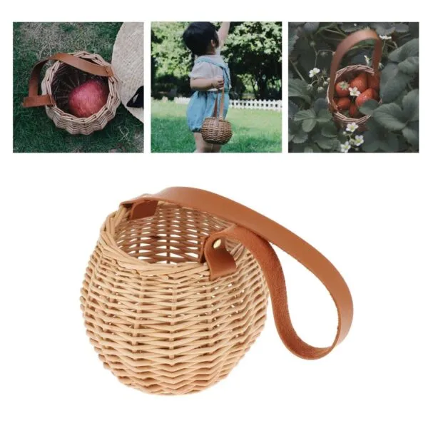 Pflanzenständer aus Rattan und Weide Pflanzenständer aus Rattan und Weide