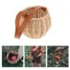 Pflanzenständer aus Rattan und Weide Pflanzenständer aus Rattan und Weide