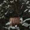 Pflanzenständer aus Rattan und Weide Pflanzenständer aus Rattan und Weide