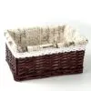 Rattan Aufbewahrungskörbe, rechteckig, verschiedene Größen Rattan Aufbewahrungskörbe, rechteckig, verschiedene Größen