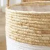 Rattan-Blumentopf im natürlichen Stil