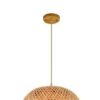 Rattan Deckenleuchte Halbkugel Rattan Deckenleuchte Halbkugel
