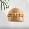 Rattan-Deckenleuchte im Boho-Stil Beige