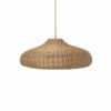 Rattan-Deckenleuchte im Vintage-Stil handgeflochten Rattan-Deckenleuchte im Vintage-Stil handgeflochten