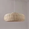 Rattan-Deckenleuchte im Vintage-Stil handgeflochten Rattan-Deckenleuchte im Vintage-Stil handgeflochten