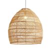Rattan-Deckenleuchte mit LED-Vintage-Design