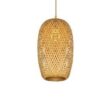 Rattan-Deckenleuchte oval Rattan-Deckenleuchte oval