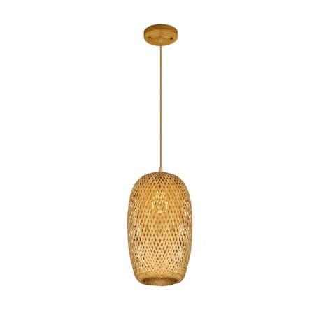 Rattan-Deckenleuchte oval Rattan-Deckenleuchte oval