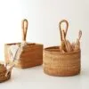 Rattan-Gitter-Aufbewahrungskorb Rattan-Gitter-Aufbewahrungskorb