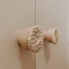 Rattan-Griffstücke aus Buchenholz und weißem Rattan für DIY Rattan-Griffstücke aus Buchenholz und weißem Rattan für DIY