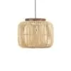 Rattan-Hängelampe im Vintage-Stil Rattan-Hängelampe im Vintage-Stil
