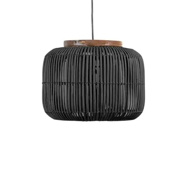 Rattan-Hängelampe im Vintage-Stil Rattan-Hängelampe im Vintage-Stil