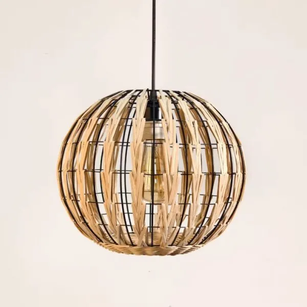 Rattan Hängelampe Käftig Rustikal Rattan Hängelampe Käftig Rustikal