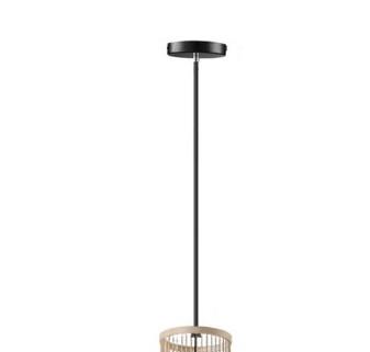 Rattan-Hängelampe zylindrisch Zylindrisch Rattan-Hängelampe zylindrisch Zylindrisch