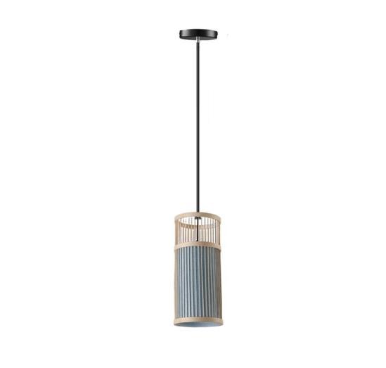 Rattan-Hängelampe zylindrisch Zylindrisch Rattan-Hängelampe zylindrisch Zylindrisch
