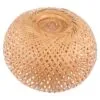 Rattan-Lampenschirm im Korbdesign