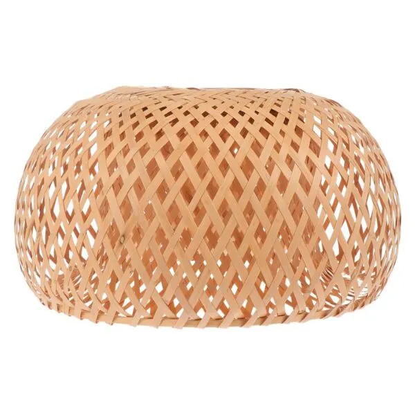 Rattan-Lampenschirm im Korbdesign