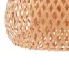 Rattan-Lampenschirm im Korbdesign