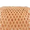 Rattan-Lampenschirm im Korbdesign