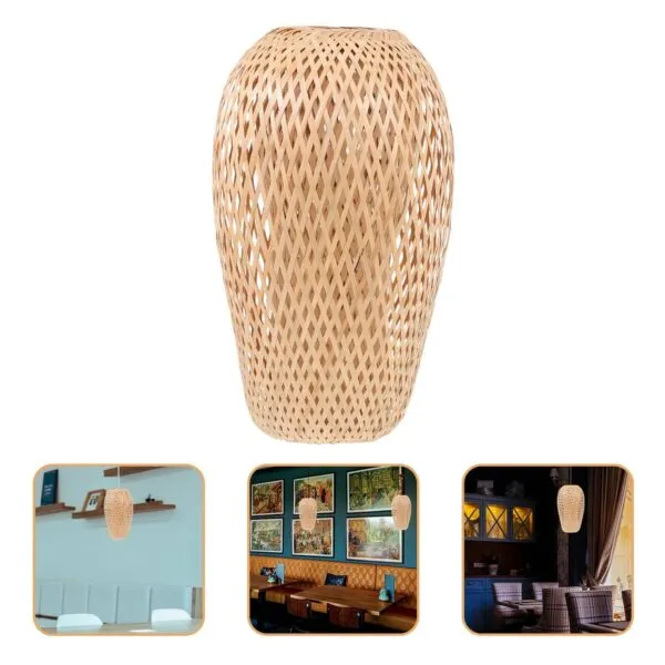 Rattan Lampenschirm im Laternenstil