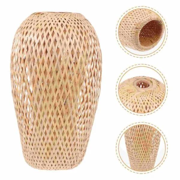 Rattan Lampenschirm im Laternenstil