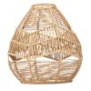 Rattan Lampenschirm Tropfenform