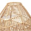 Rattan Lampenschirm Tropfenform