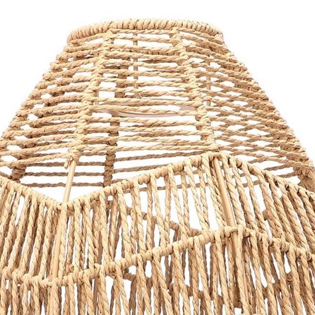 Rattan Lampenschirm Tropfenform