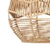 Rattan Lampenschirm Tropfenform