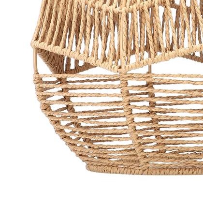 Rattan Lampenschirm Tropfenform