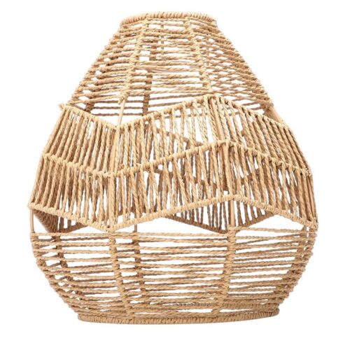 Rattan Lampenschirm Tropfenform