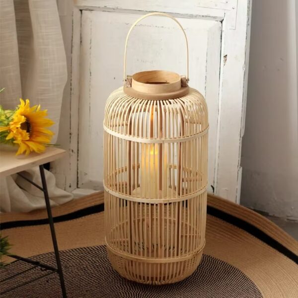 Rattan-Laterne im chinesischen Stil Rattan-Laterne im chinesischen Stil