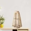 Rattan-Laterne im Retro-Stil