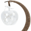 Rattan Mondlampe mit USB-Anschluss und Apfelbirne