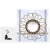 Rattan-Spiegel Blume rund Rattan-Spiegel Blume rund