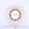 Rattan-Spiegel Blume rund Rattan-Spiegel Blume rund