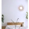 Rattan-Spiegel große Blume Rattan-Spiegel große Blume