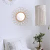Rattan-Spiegel große Blume Rattan-Spiegel große Blume