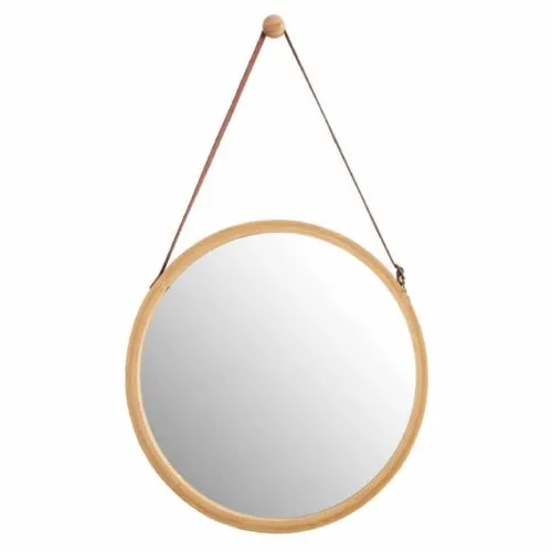 Rattan-Spiegel in Tropfenform, modern Rattan-Spiegel in Tropfenform, modern