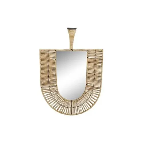 Rattan-Spiegel mit natürlichem Charme Rattan-Spiegel mit natürlichem Charme