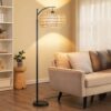Rattan-Stehlampe Boho Rattan-Stehlampe Boho